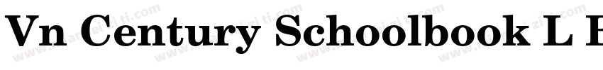 Vn Century Schoolbook L Bold字体转换